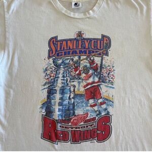 Starter Red Wings Stanley Cup Champs 1998 Shirt USA Made Large NFL